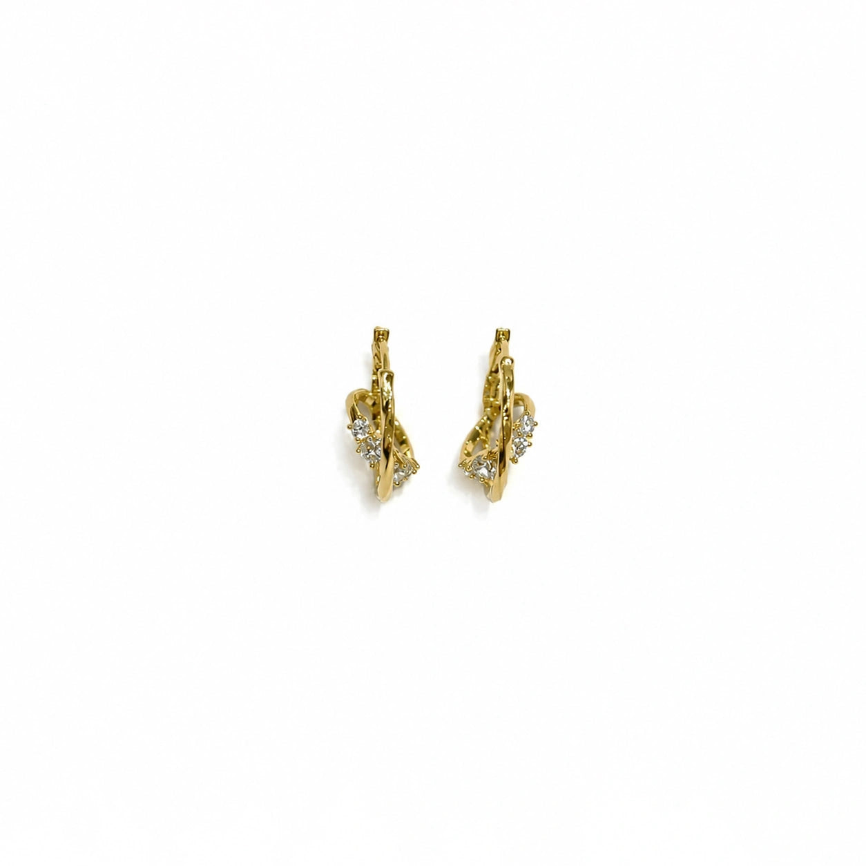 Crystal Hoop Earrings