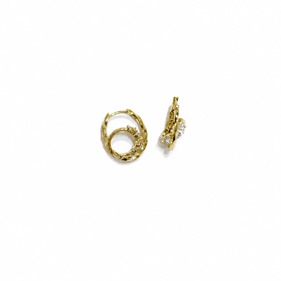 Crystal Hoop Earrings