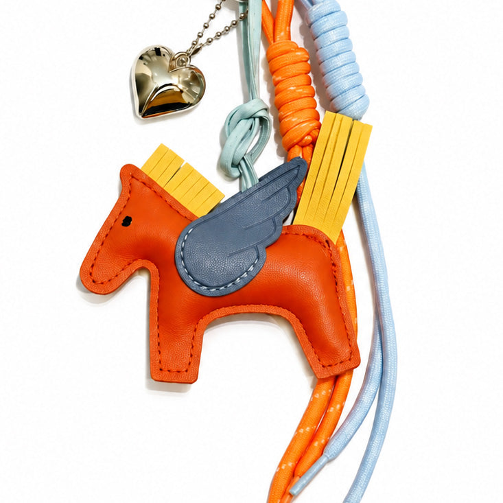 Pastel Pony Charm Keychain