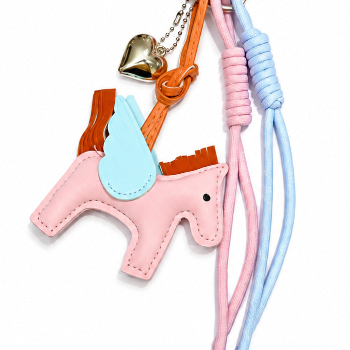 Pastel Pony Charm Keychain