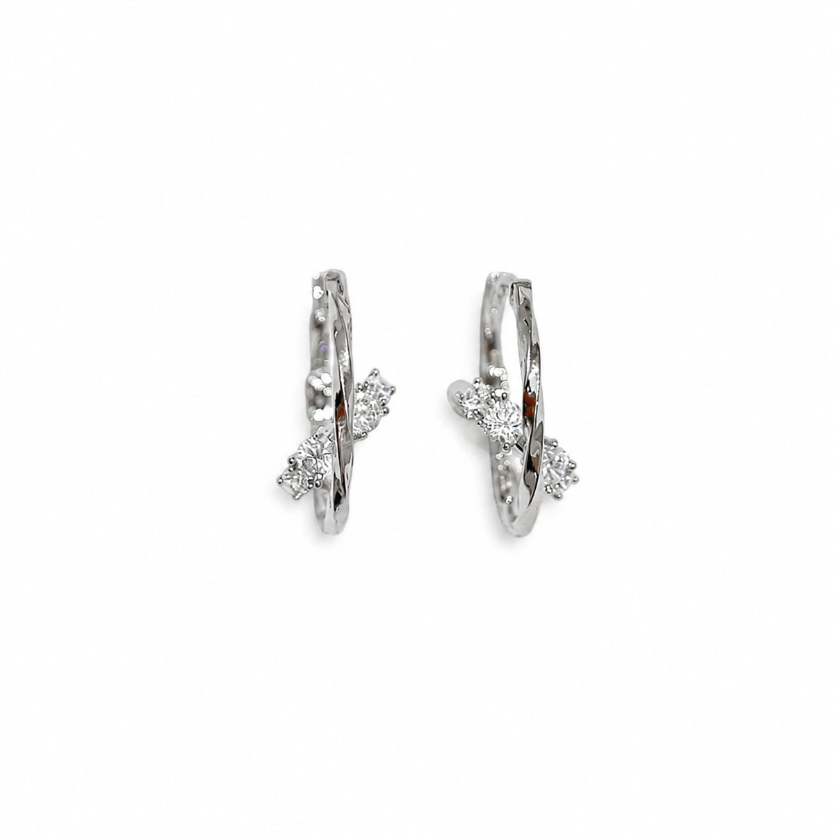 Crystal Hoop Earrings