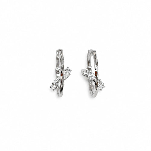 Crystal Hoop Earrings