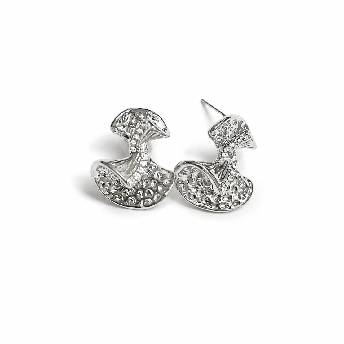 Sculpted Texture Stud Earrings