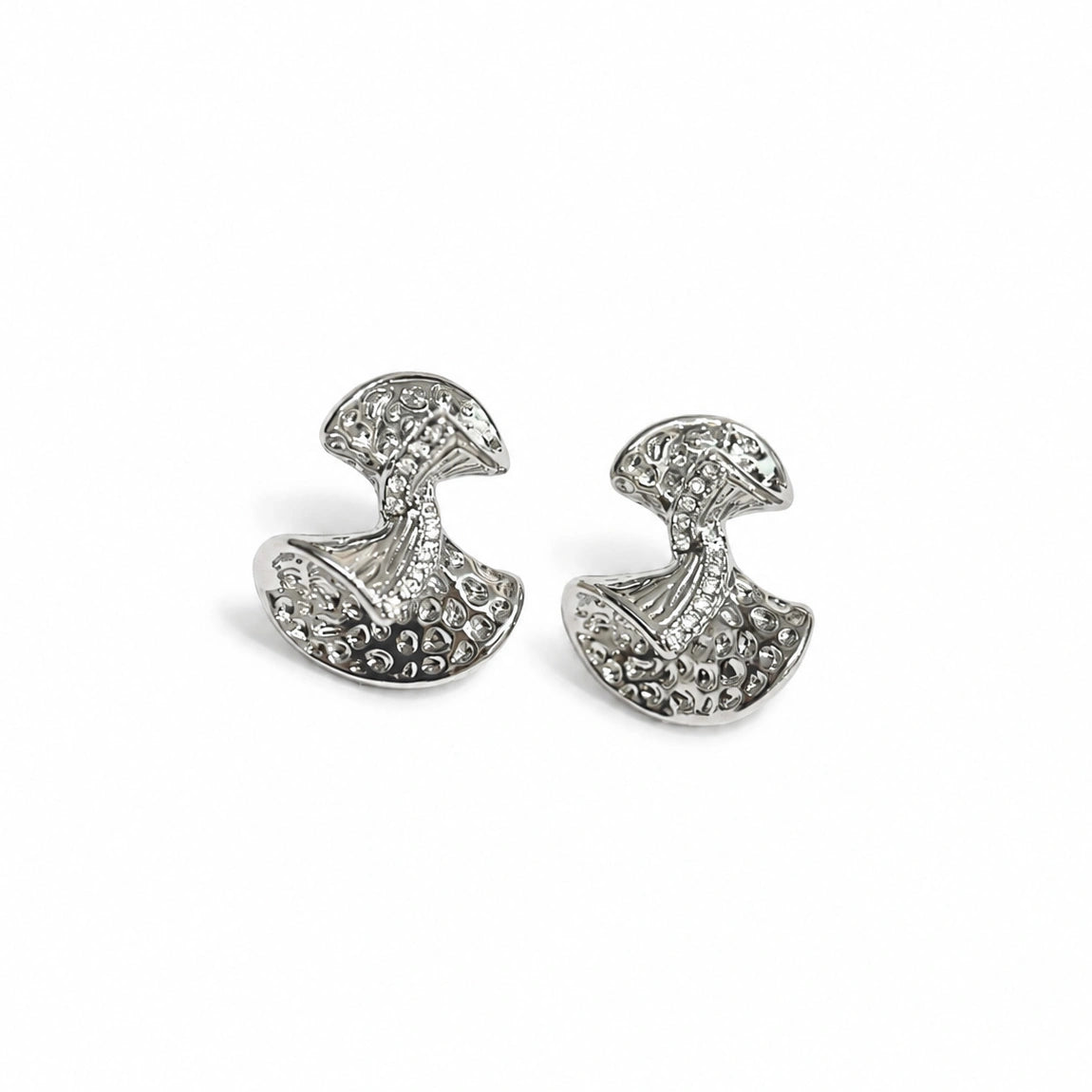 Sculpted Texture Stud Earrings