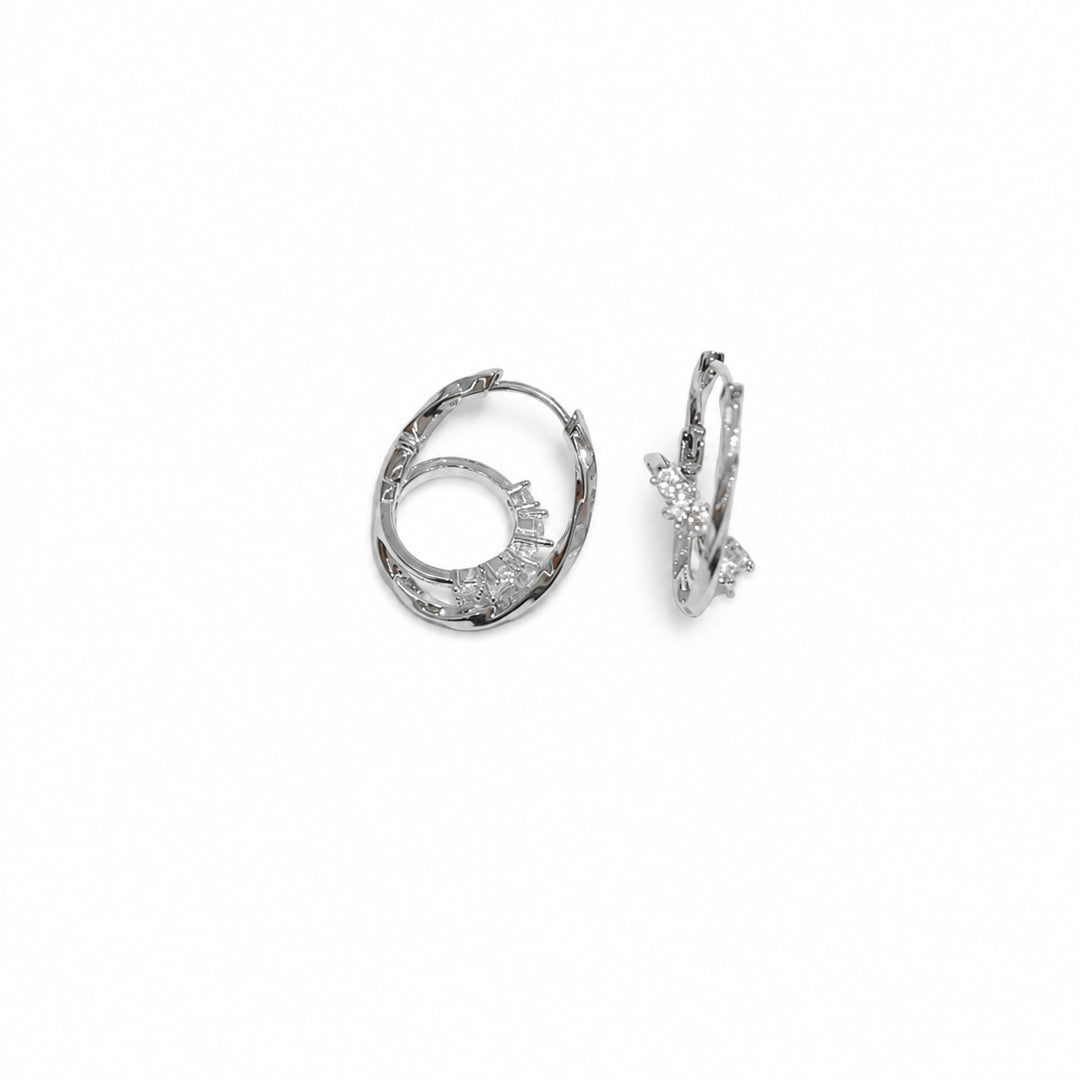 Crystal Hoop Earrings
