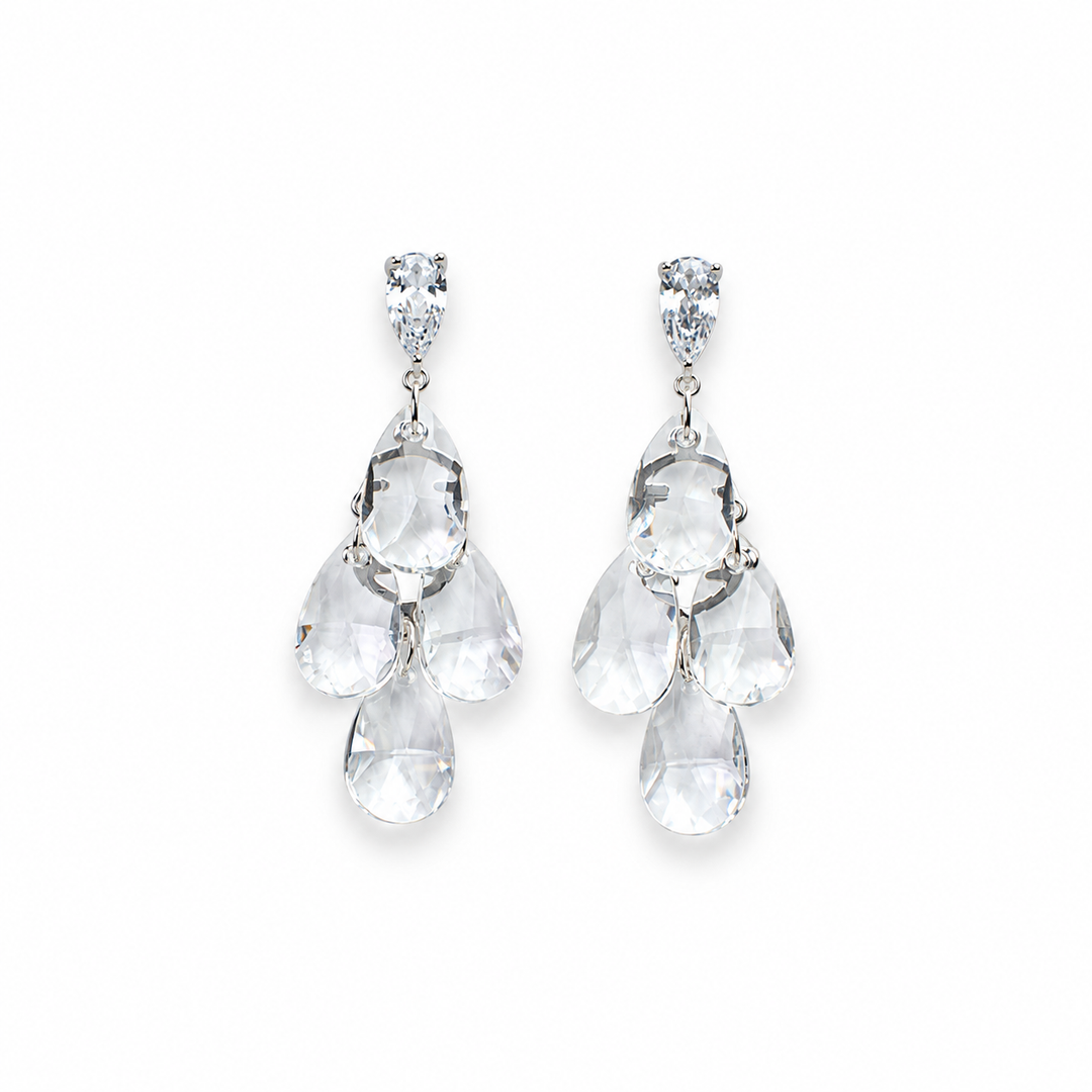 Crystal Cascade Earrings