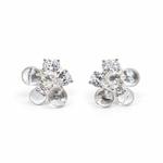 Crystal Bubble Stud Earrings