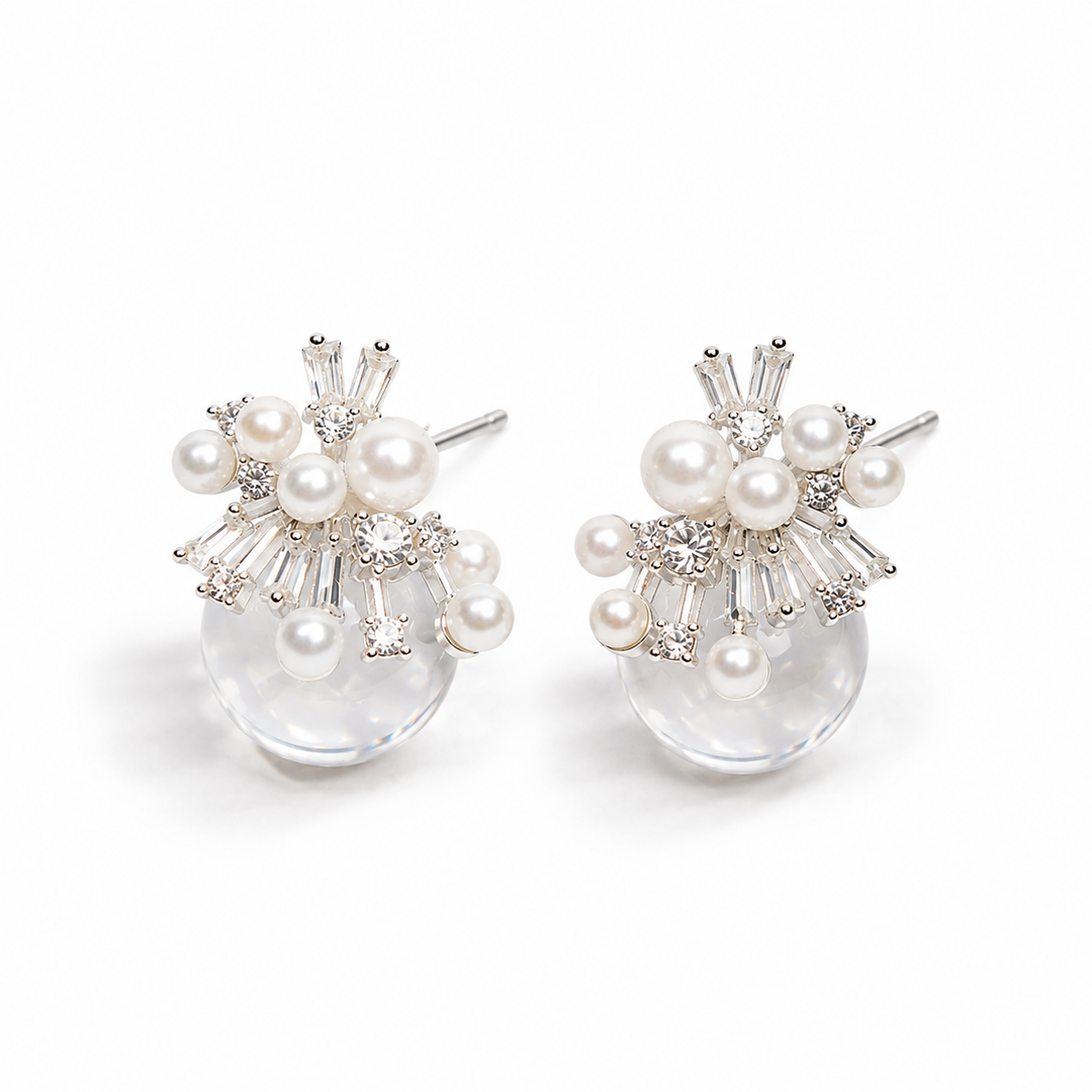 Pearl Burst Earrings