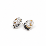 Sculpted Pearl Statement Earrings
