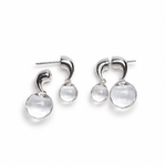 Double Bubble Hoop Earrings