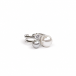 Pearl Crystal Statement Ring