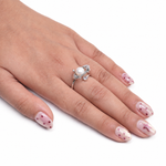 Pearl Orbit Ring