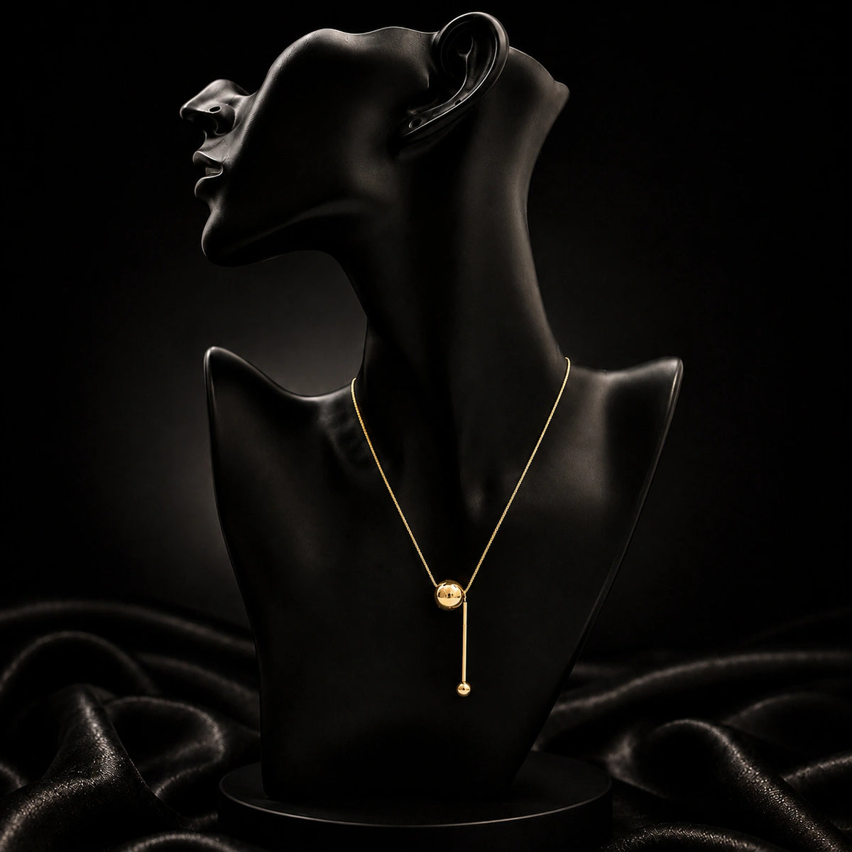 Sphere Drop Necklace