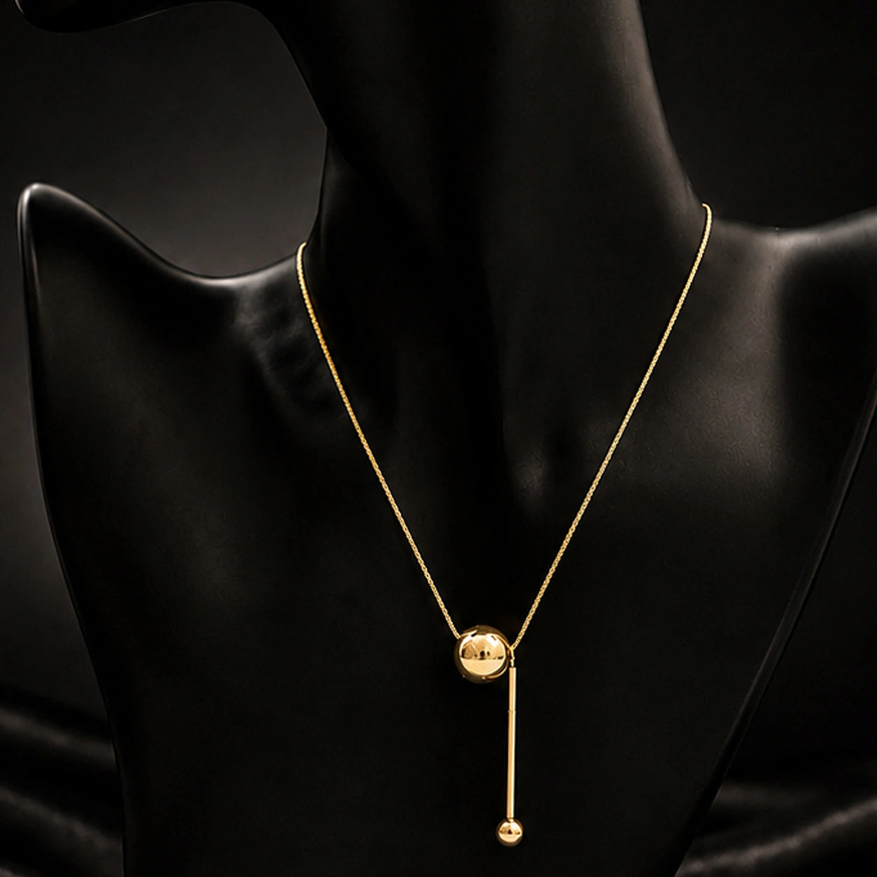 Sphere Drop Necklace