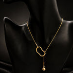 Sculpted Link Pendant Necklace