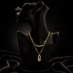 Bar & Link Layered Necklace