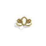 Interlocked Heart Ring