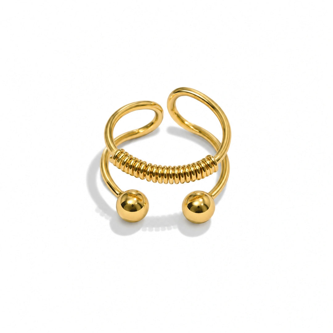 Ball Detail Open Ring